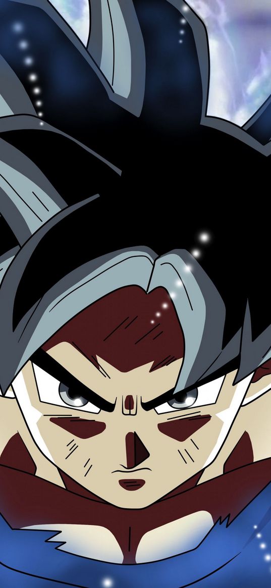 goku, dragon ball z, super hero, man, strong, evil, anime, art