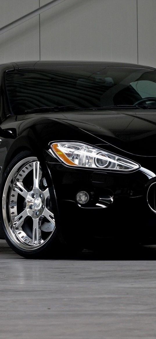 maserati, black, stylish, salon