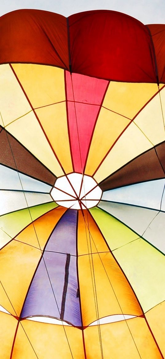 parachute, adrenaline, flying, sky, colorful