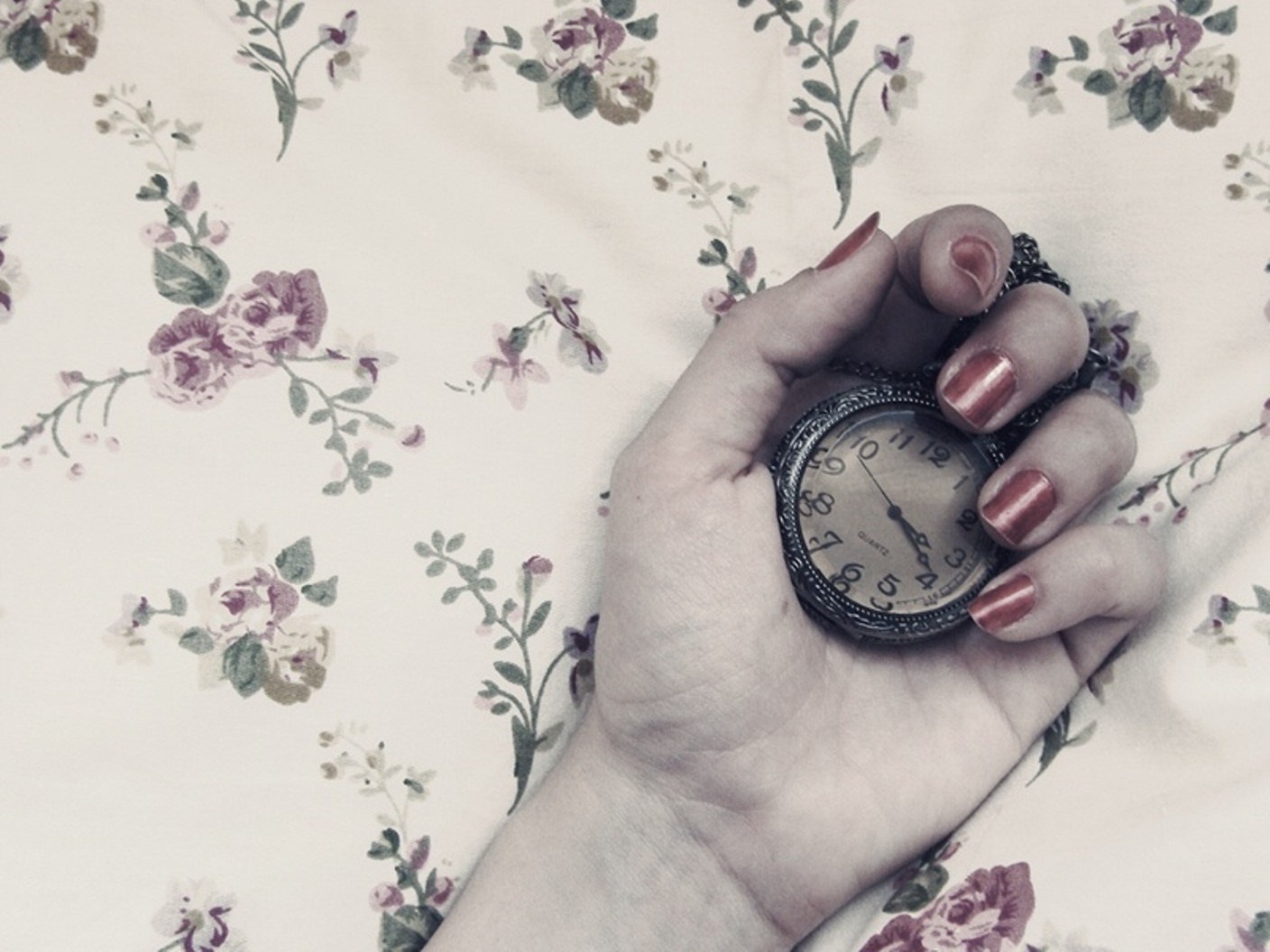 pocket watch, hand, compress, linen, manicure