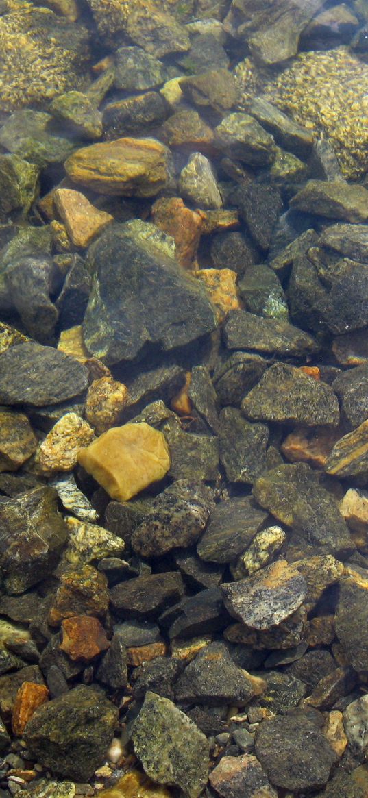 stones, sharp, water, transparent