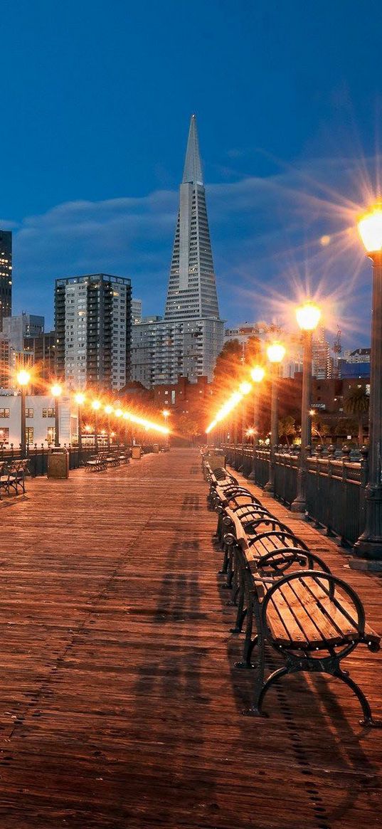 san - francisco, street, light, california, usa