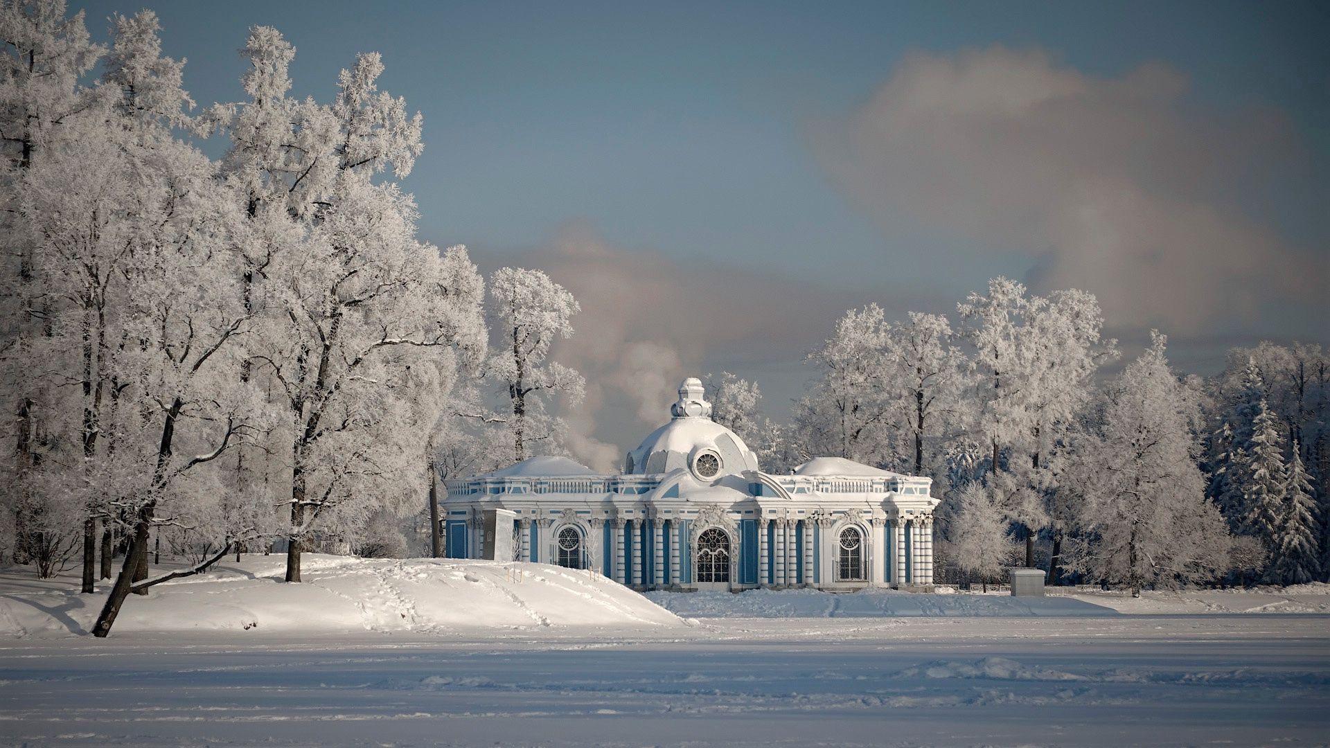 square, architecture, winter, structure, hoarfrost, gray hair, snow