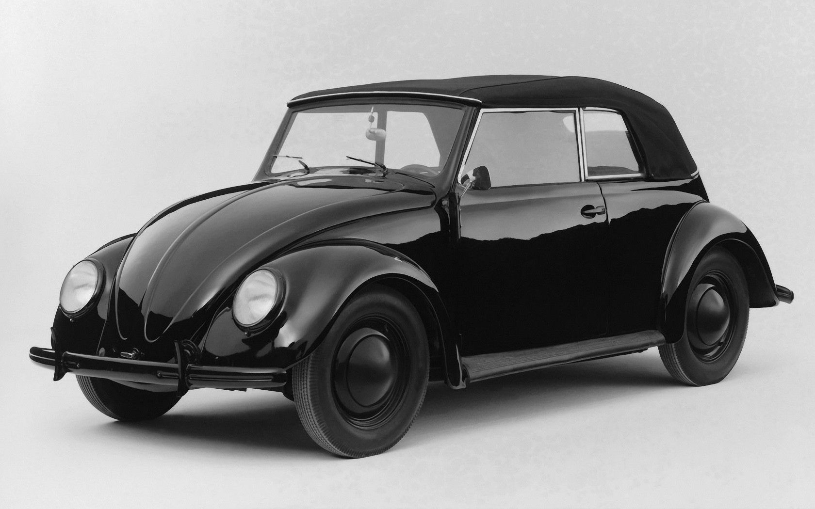 volkswagen, auto, black, retro