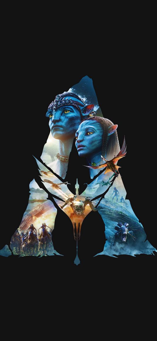 avatar, movie, poster, characters, jake, neytiri