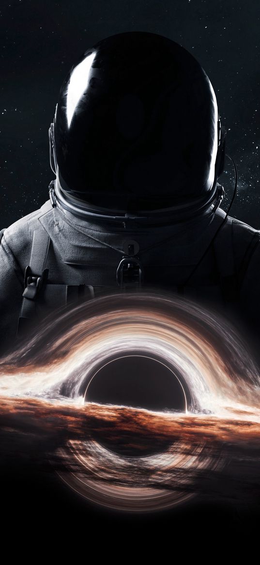 astronaut, galaxy, space, illusion