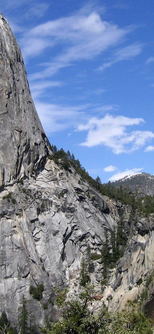 rock, falls, giant, stones, gray