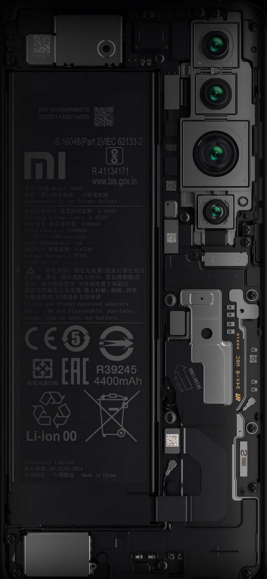 xiaomi, battery, board, technique