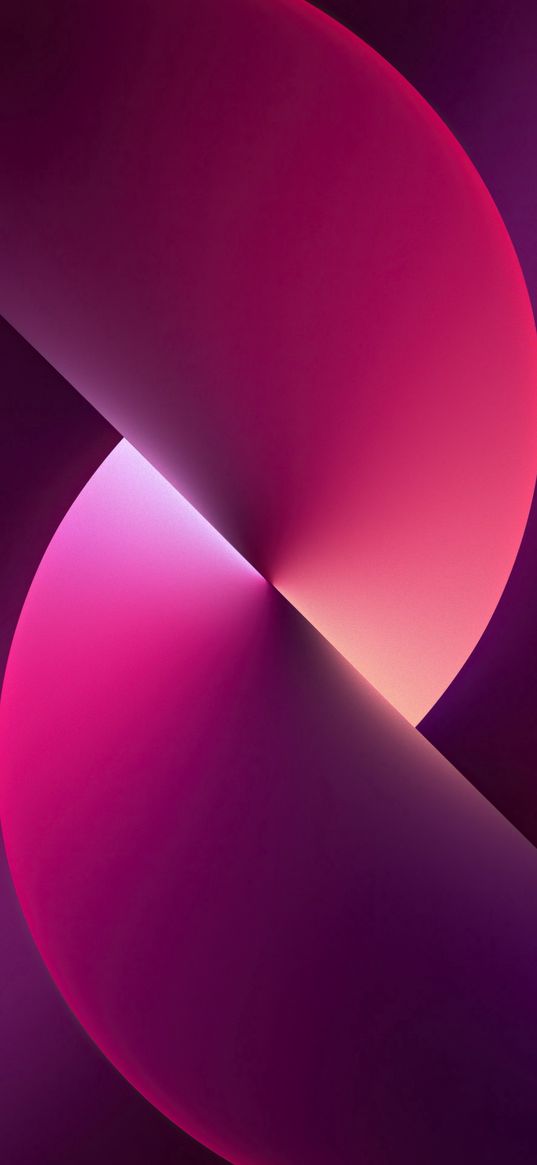 spiral, semicircle, figure, purple, pink, abstraction