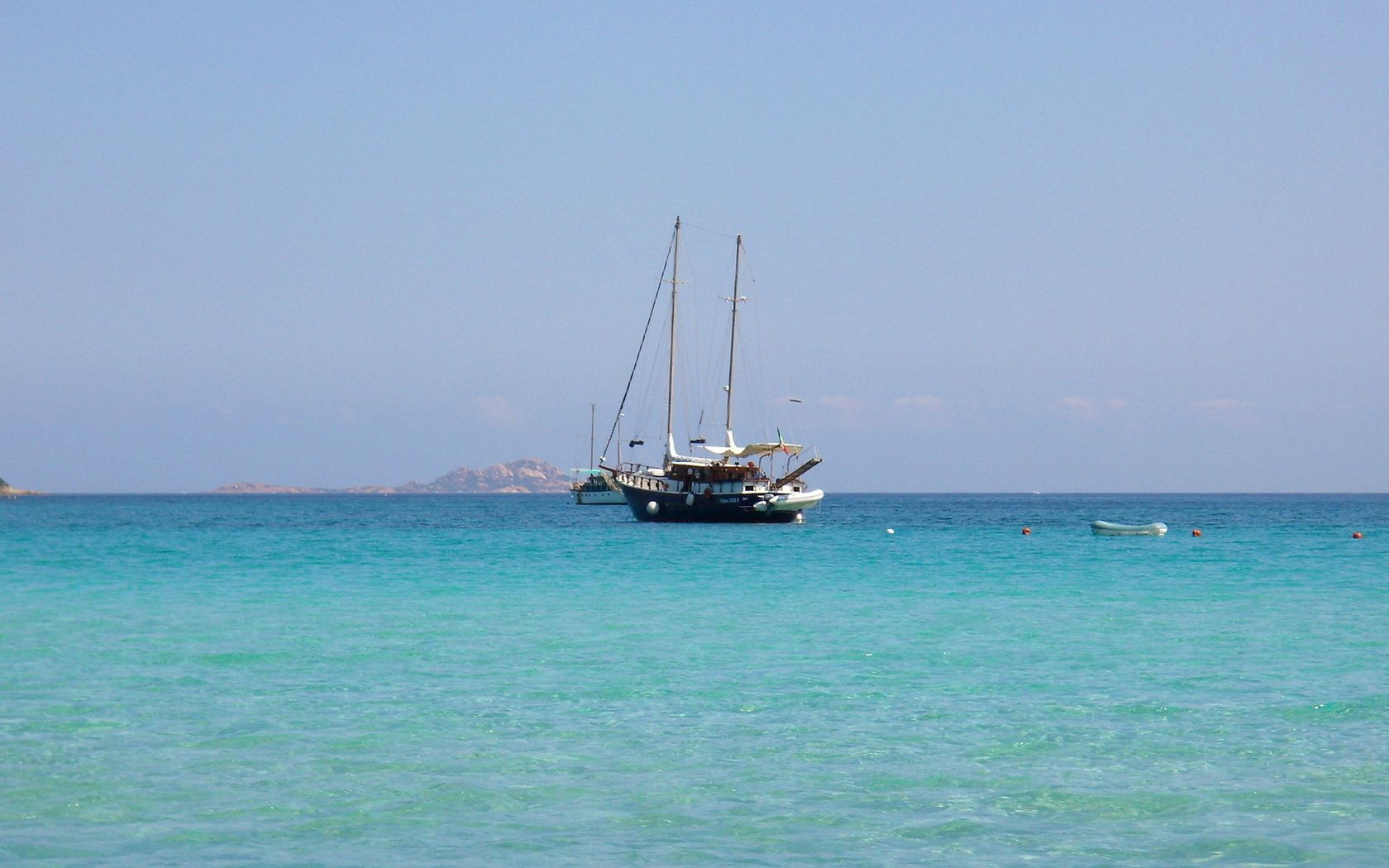 ship, sea, blue water, boat