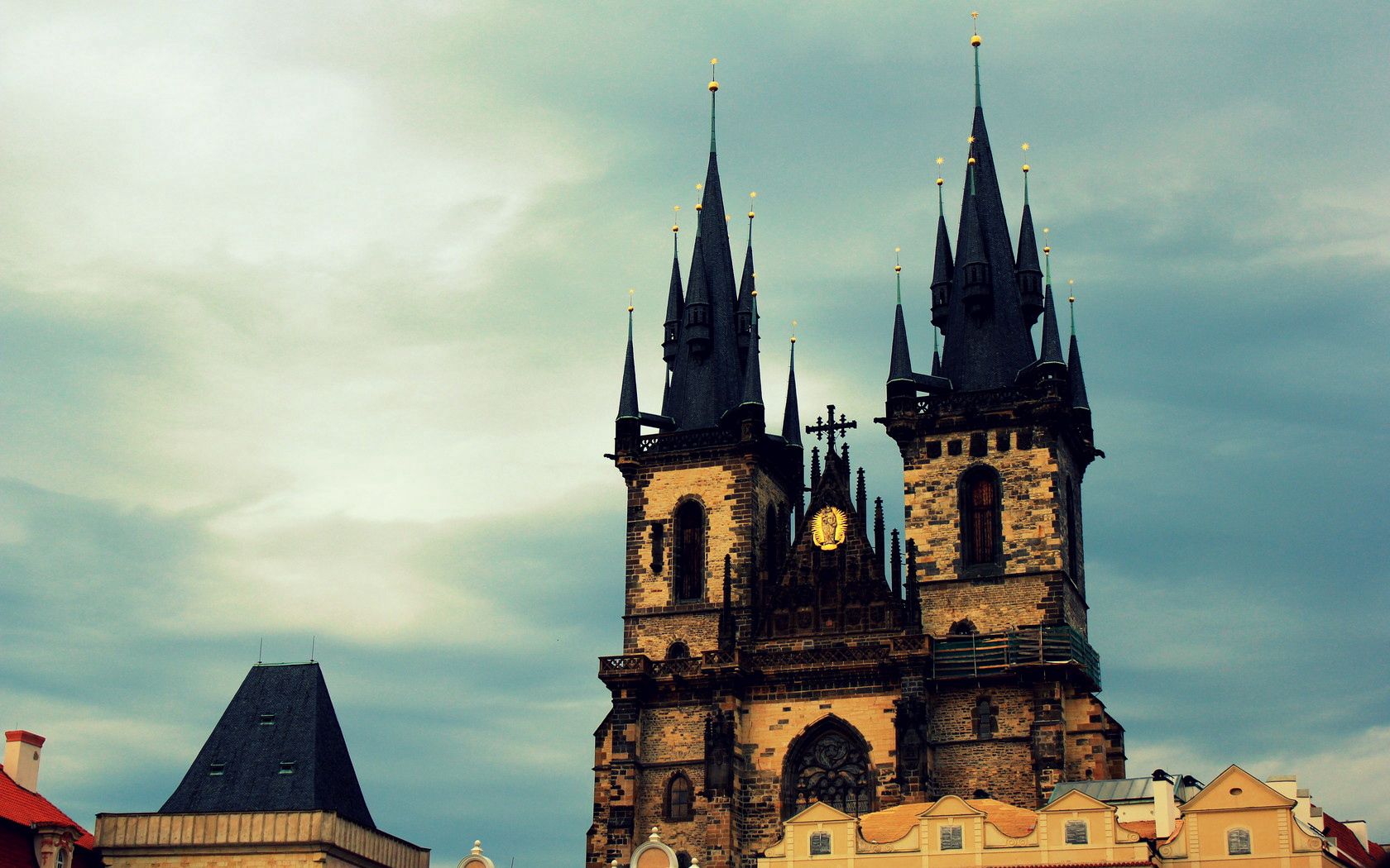 prague city, czech republic, buildings, sky, gothic