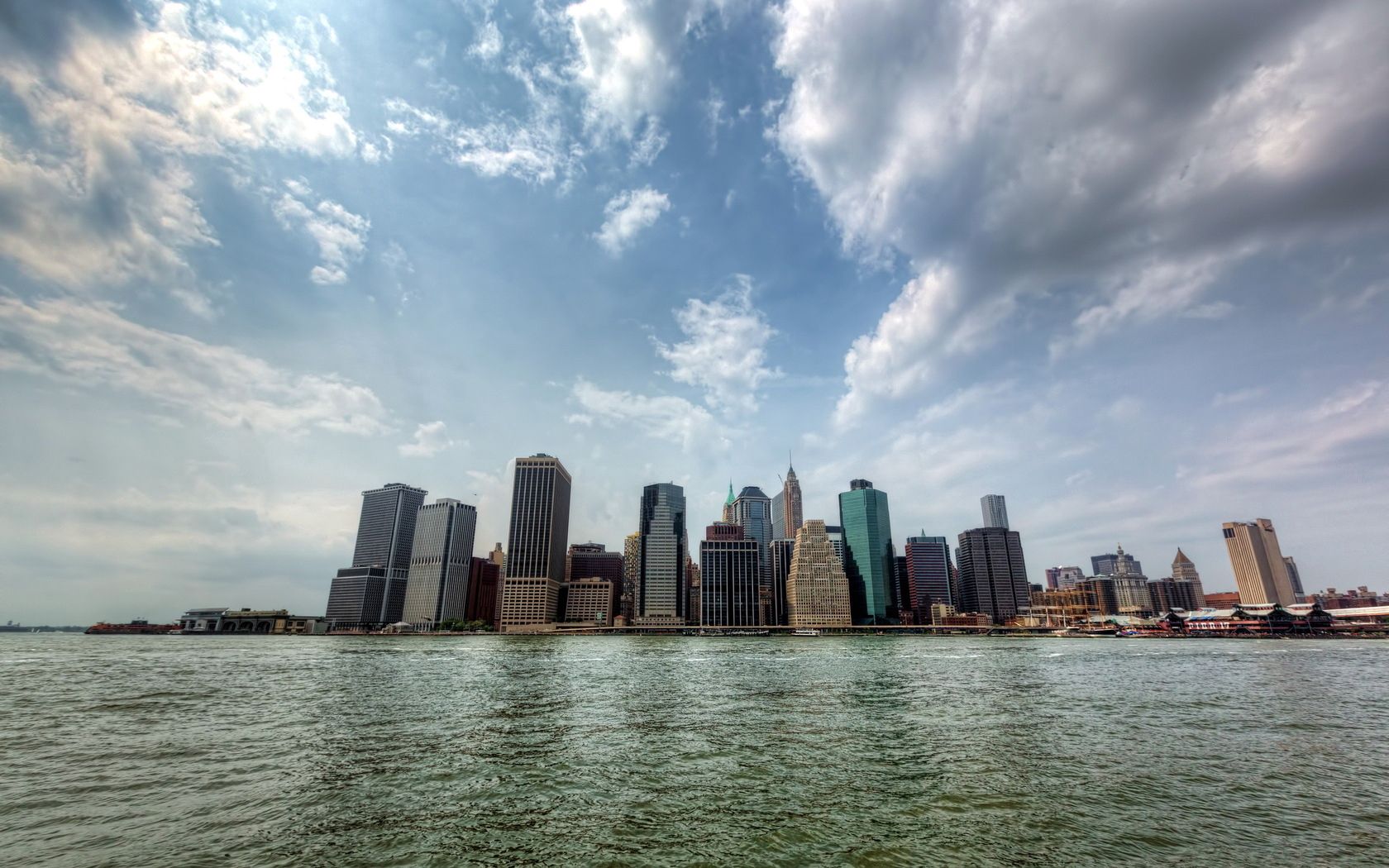 town, homes, us, river, panorama