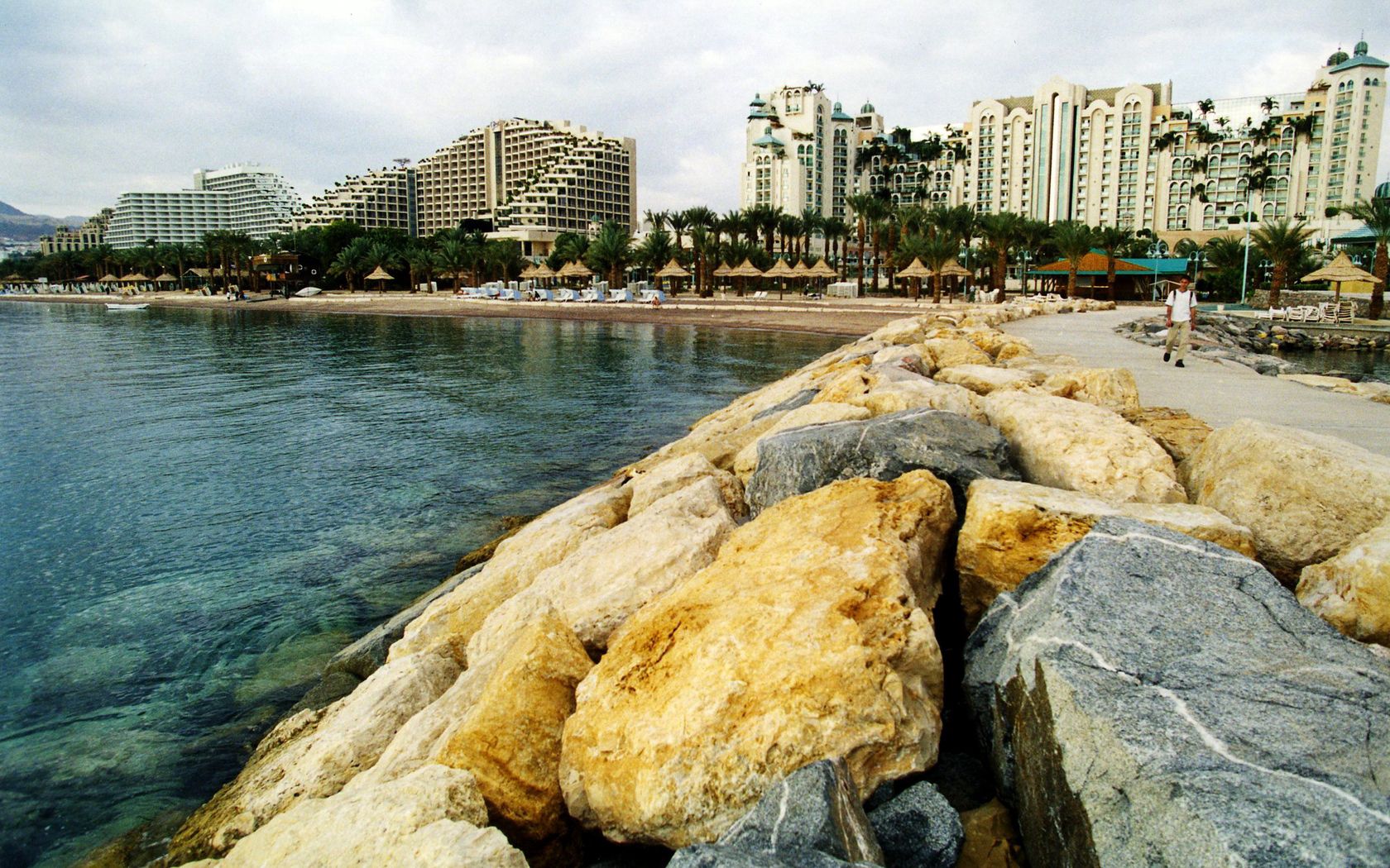 beach, rocks, water, homes, resort