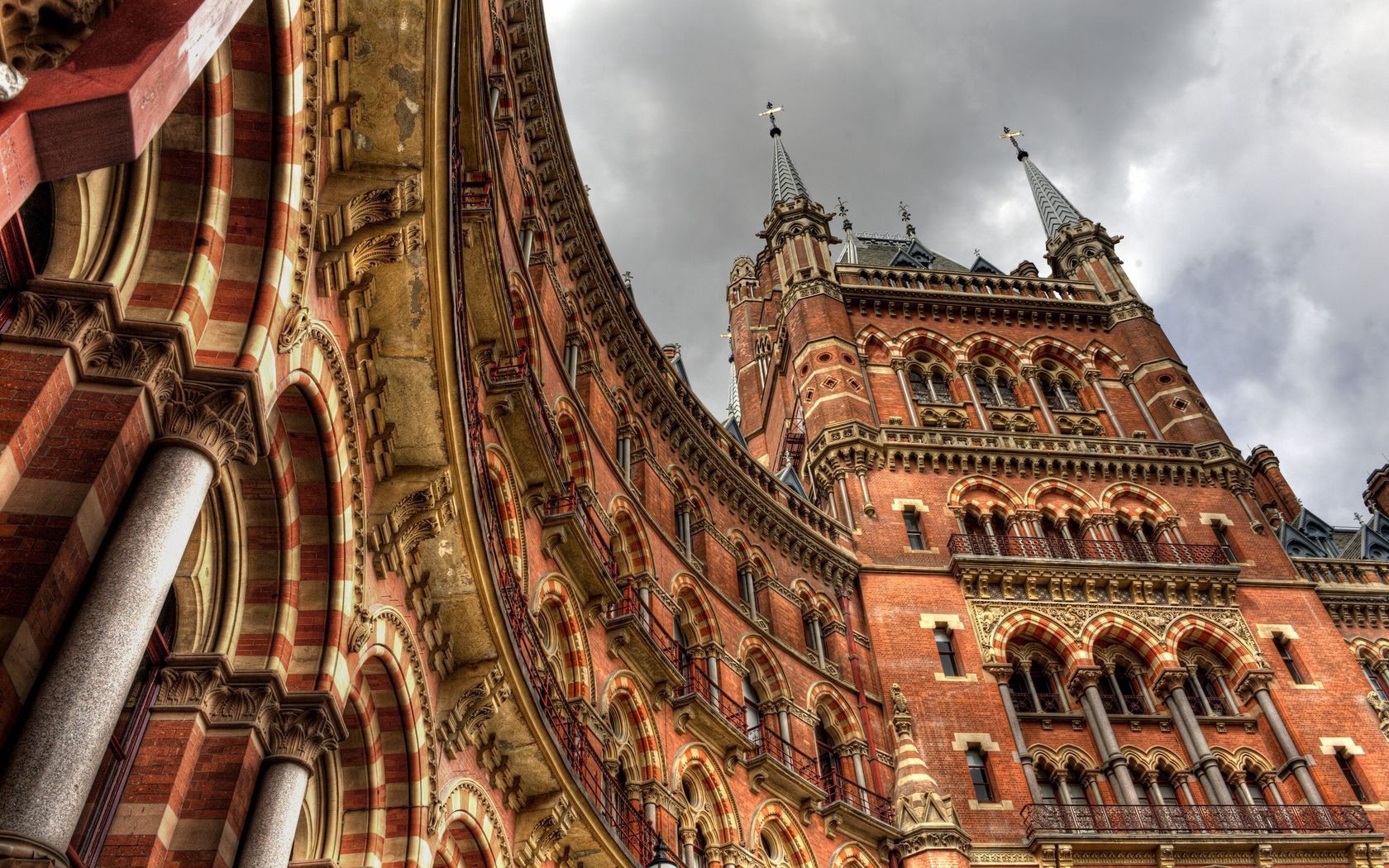 station building, building, railway station, london, england