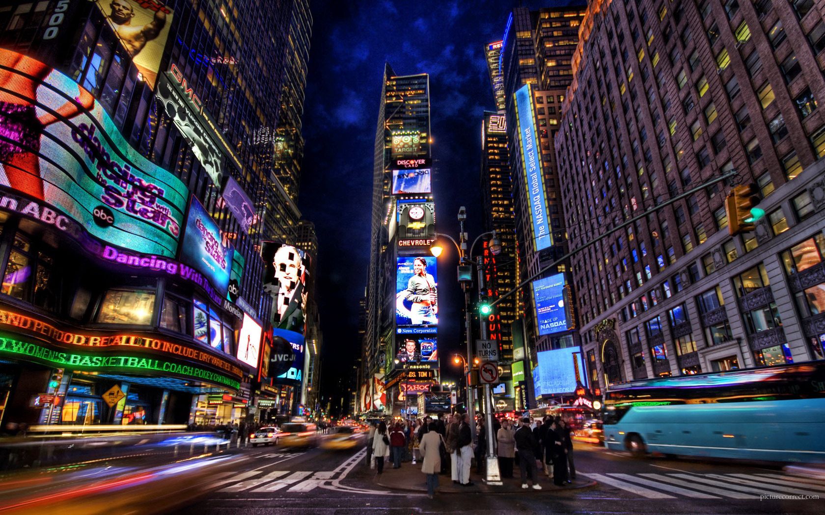 new york, times square, street, night, home, people, lights, advertising