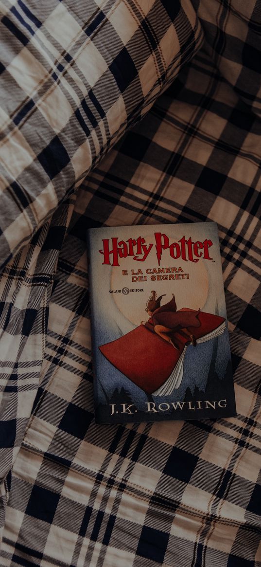 book, bed, aesthetics, reading, harry potter