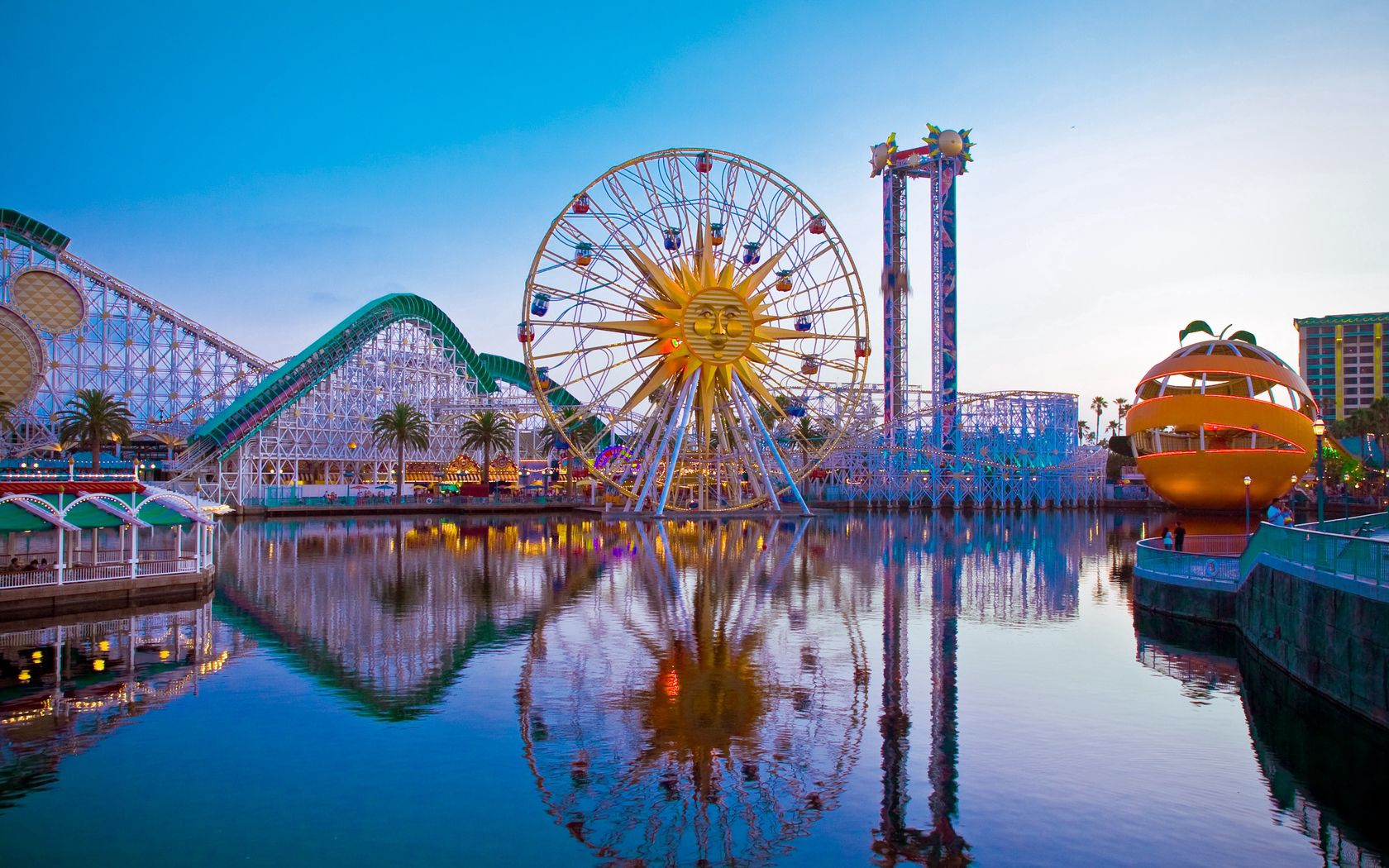 disneyland, anaheim, california, usa, city