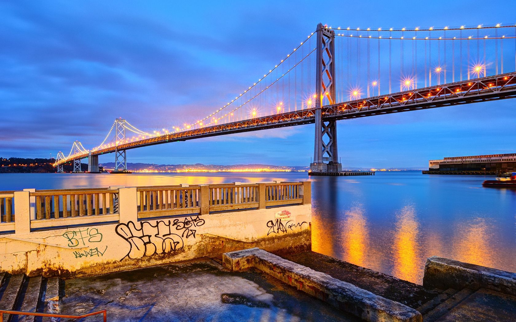 california, san francisco, bridge, embankment