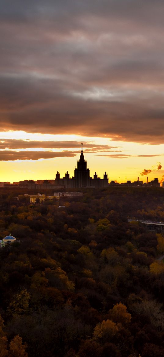 moscow, city, landscape, sports kremlin, bridge, river