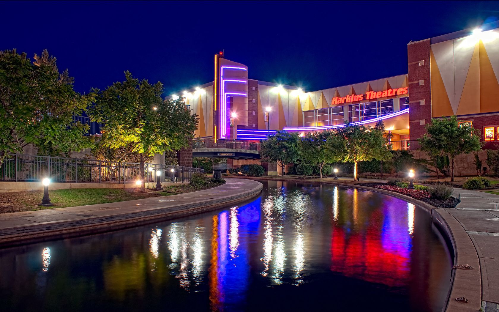 san antonio, texas, river, building, reflection