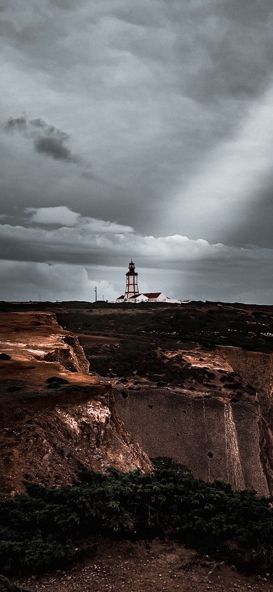 nature, dark, cloud, tower, house, cinematic, rain