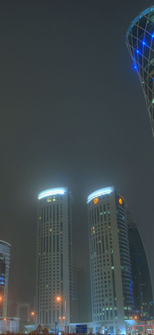 doha, qatar, uae, skyscrapers