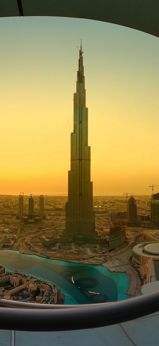 dubai, burj dubai, sunrise, sunset, beauty, city