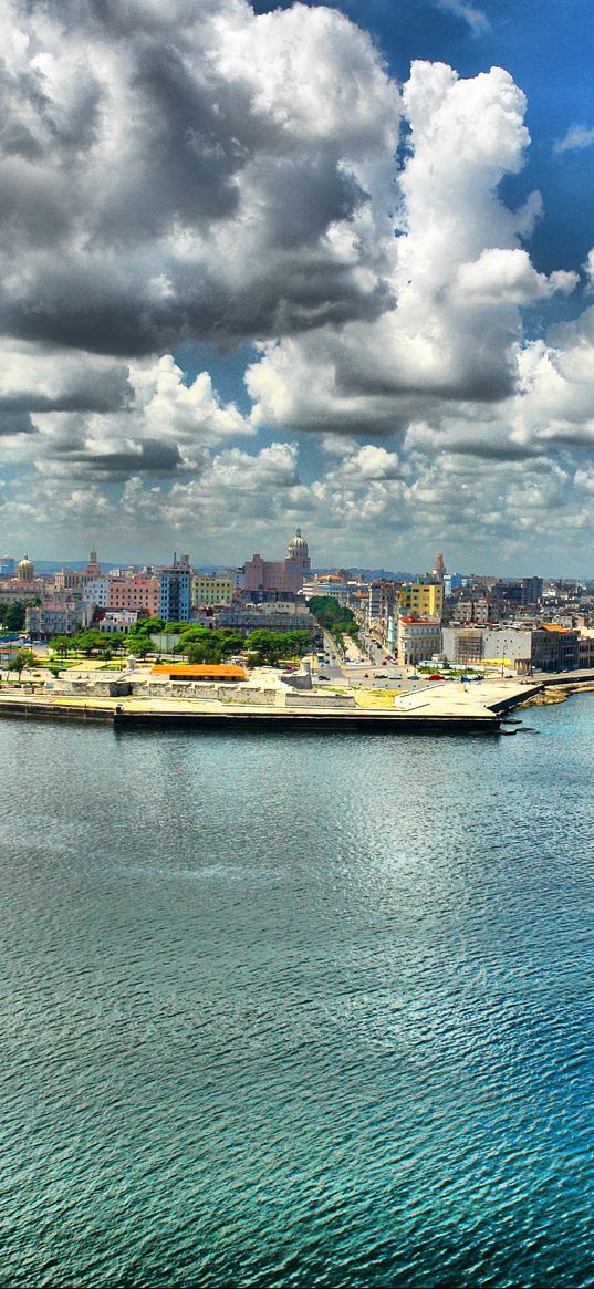 cuba, havana, promenade, hdr