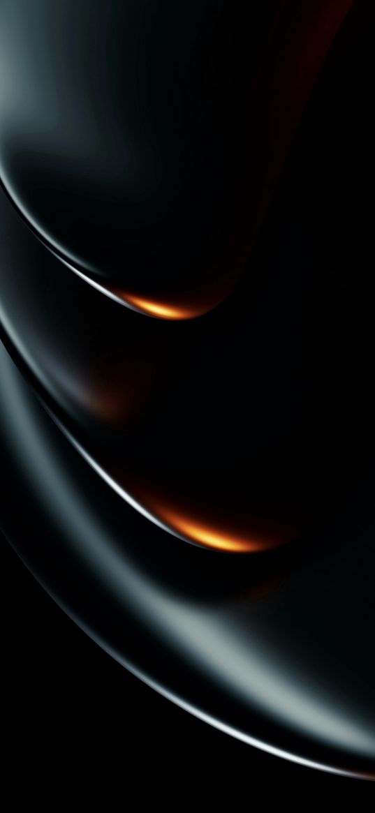 abstraction, colors, bend, black, gold