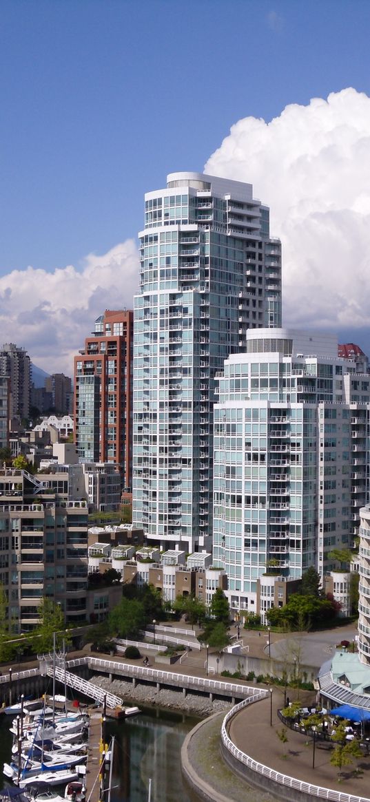 canada, vancouver, city, building