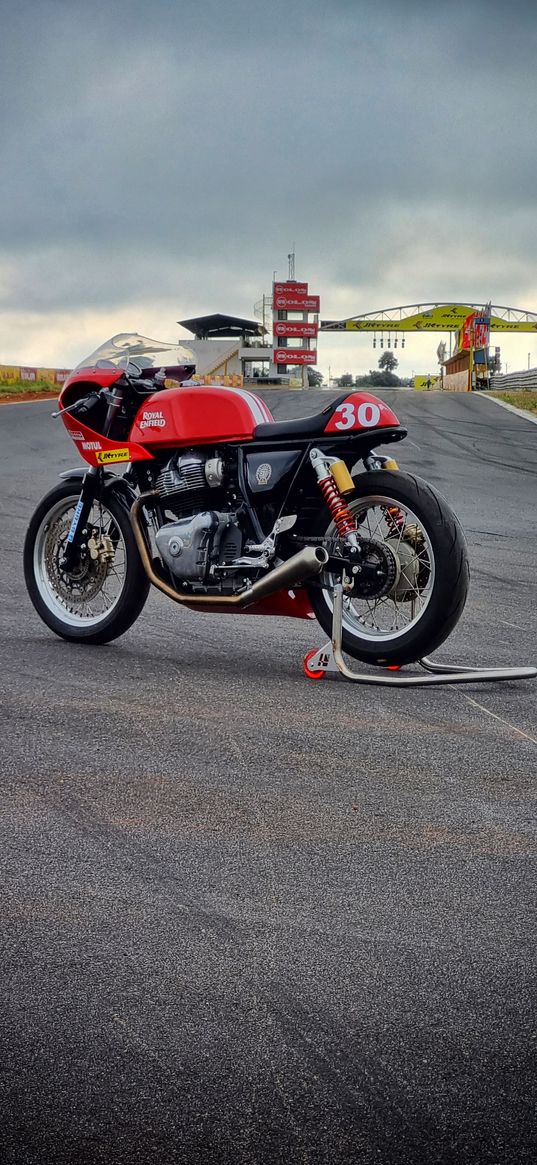 royal enfield, race bike, gt650, asphalt, road