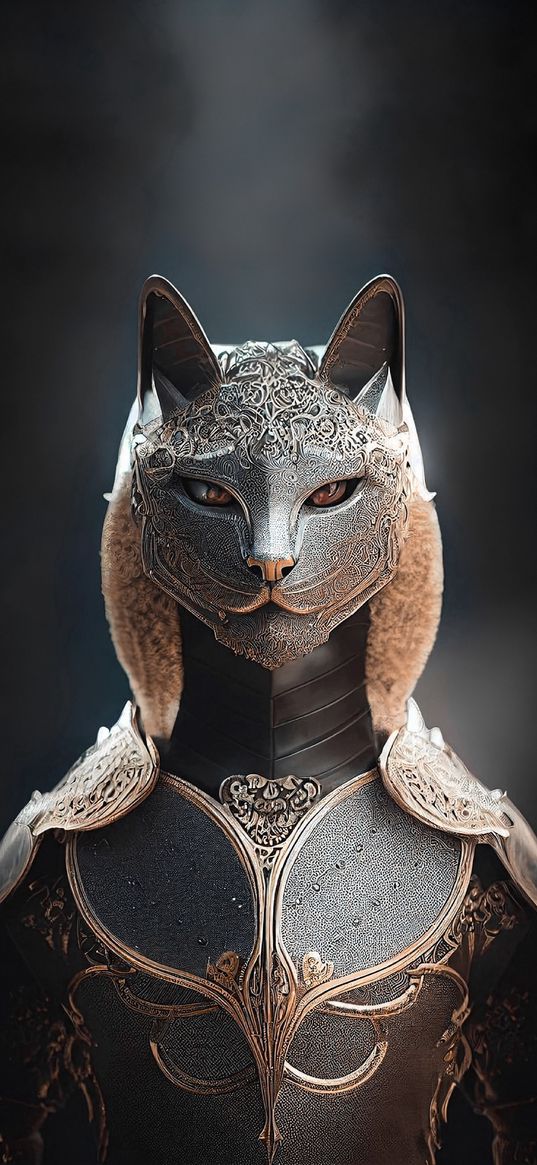 cat, kitty, soldier, warrior, catman, cat armour