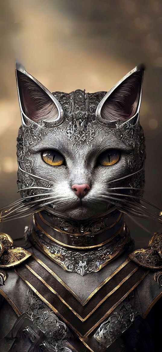 cat face, cat eyes, cats, kitty, warrior, pets, art, ai