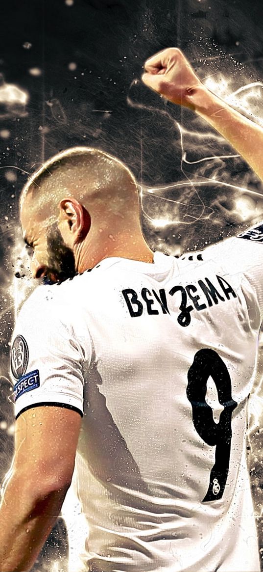 karim benzema, real madrid, striker, number nine, ballon dor, football