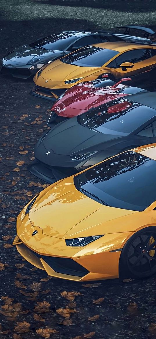 lamborghini, huracan, aventador, sport cars, car