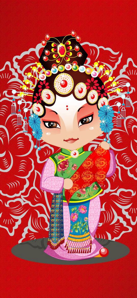 beijing opera, girl, costume designs