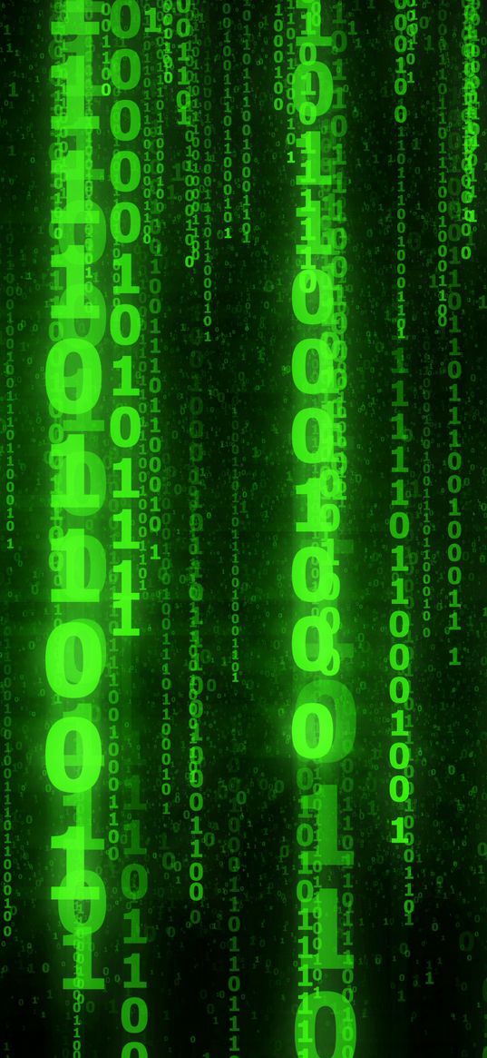 matrix, numbers, code, green