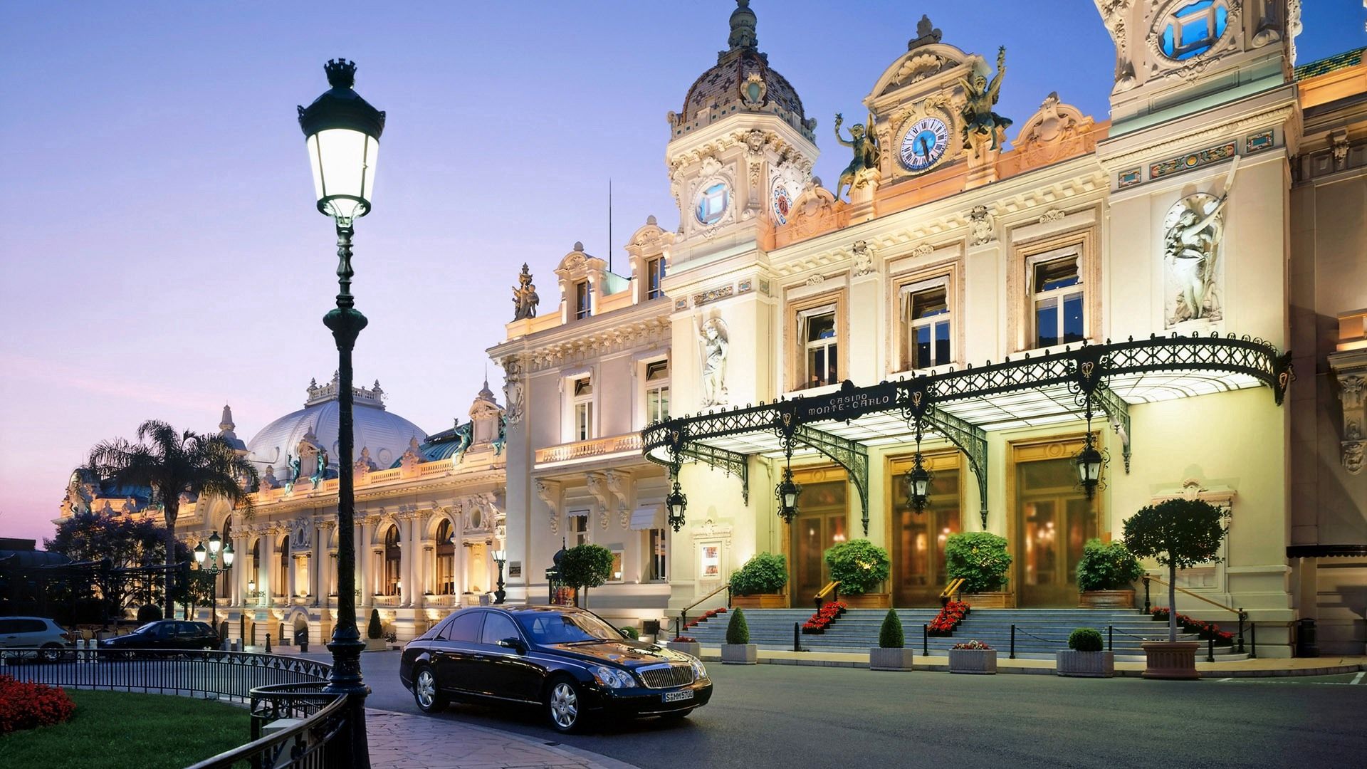 monte carlo, monaco, france, building, street, car