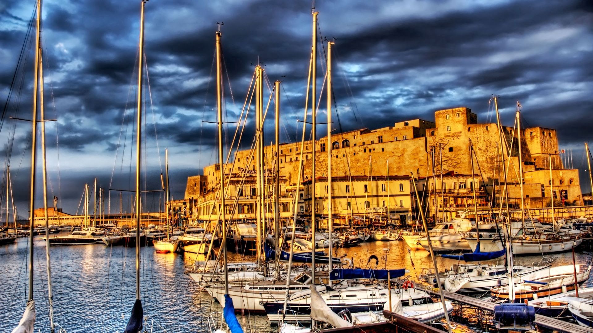 france, terra minor, pier, boat, boats, building, hdr