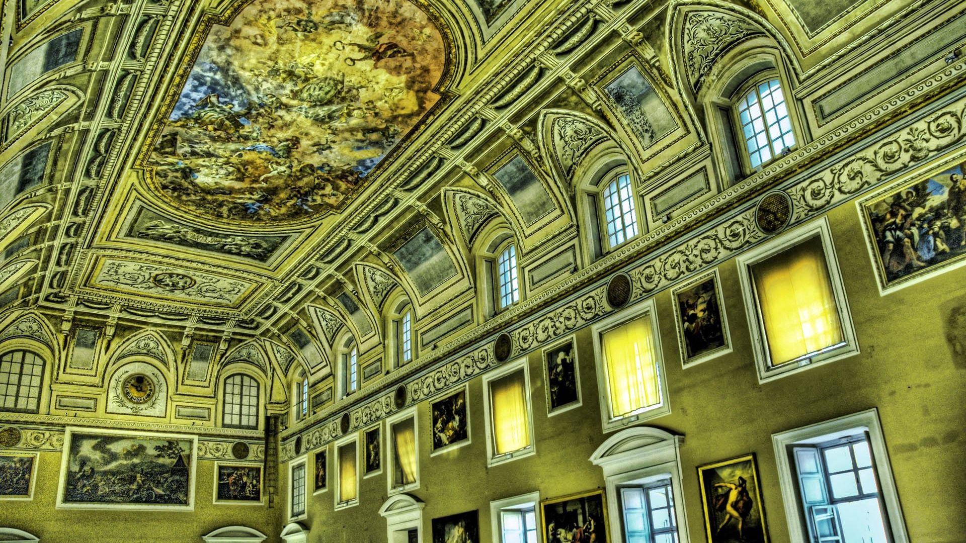 premises, roof, ceiling, building, decoration, hdr