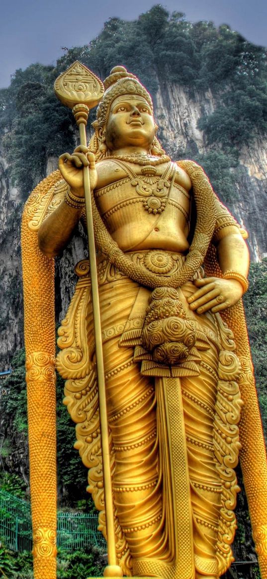 murugan, malaysia, statue, stairs, hills, people, hdr