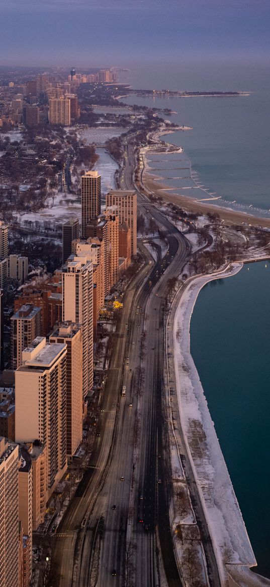 city, coast, metropolis, chicago, united states