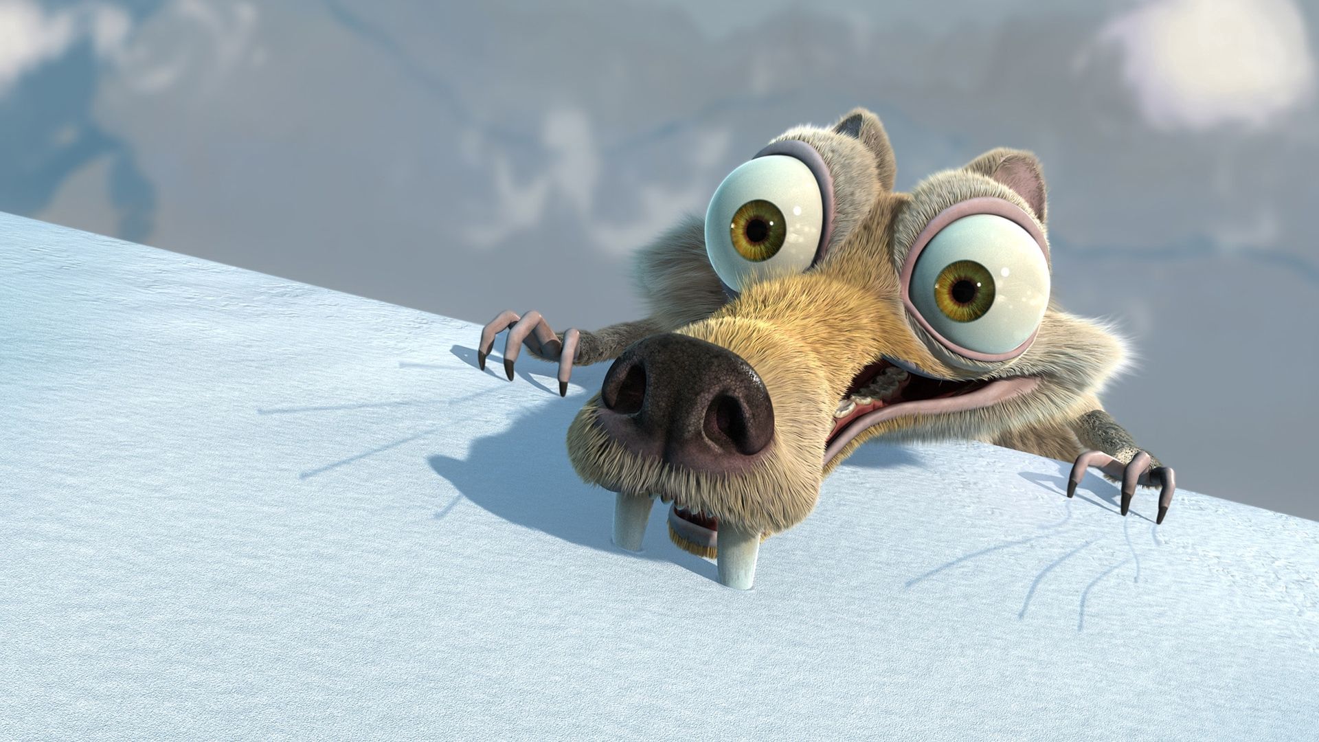 skrat, squirrel, ice age, ice, falling