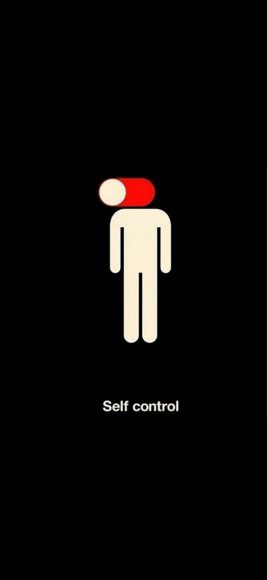 man, switch, self control, off, black background, art