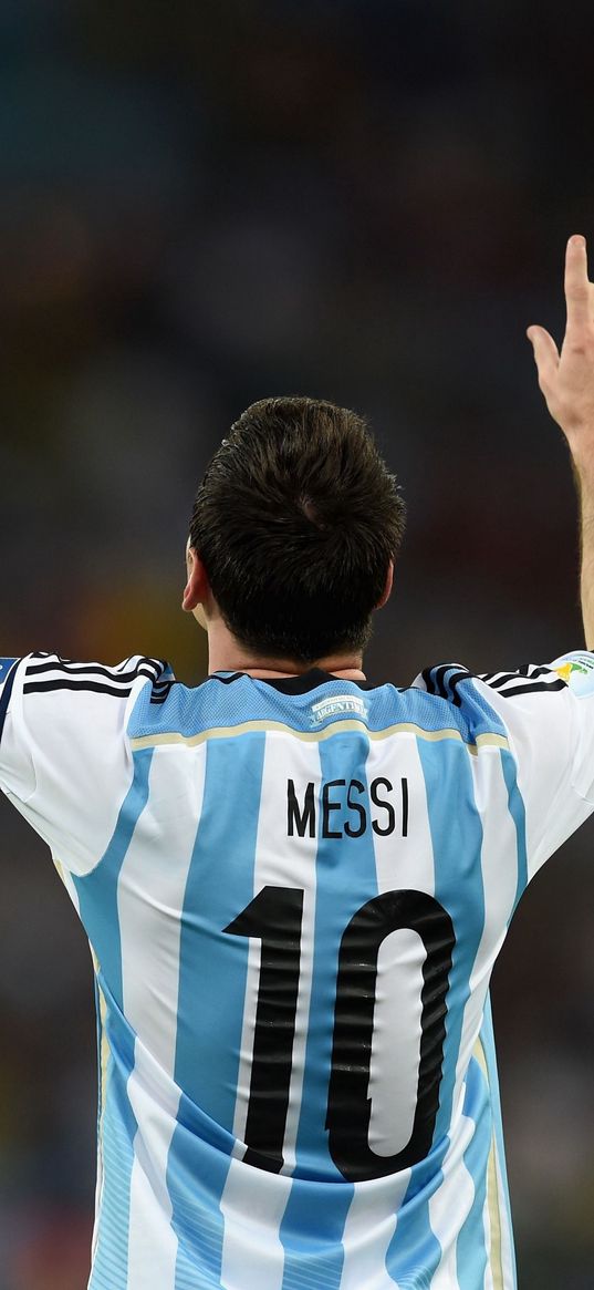 messi, world cup, back, 10, soccer