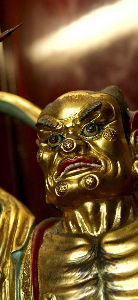 sculpture, gold, china