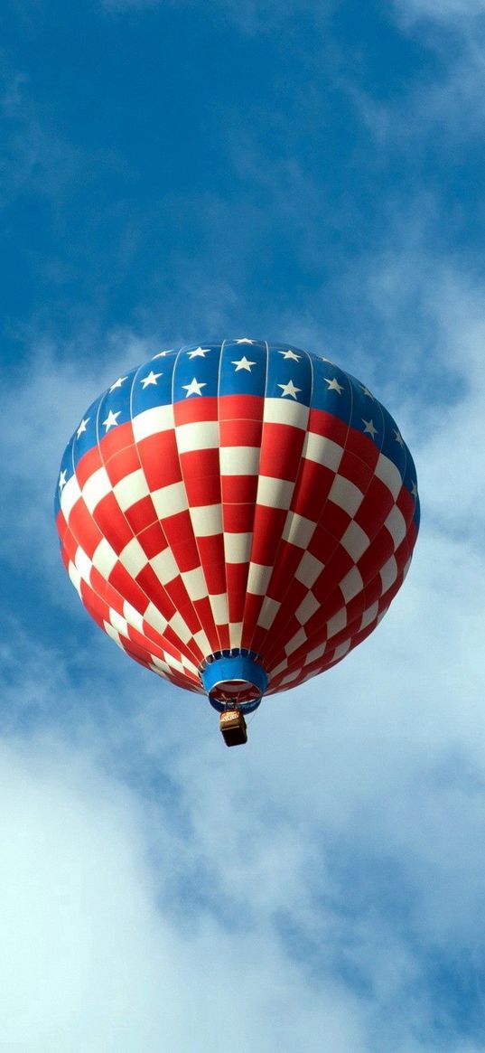 air balloon, sky, clouds