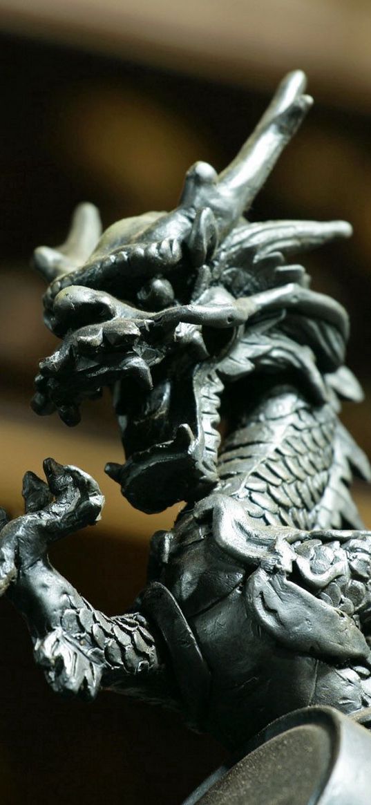 dragon, statue, stone