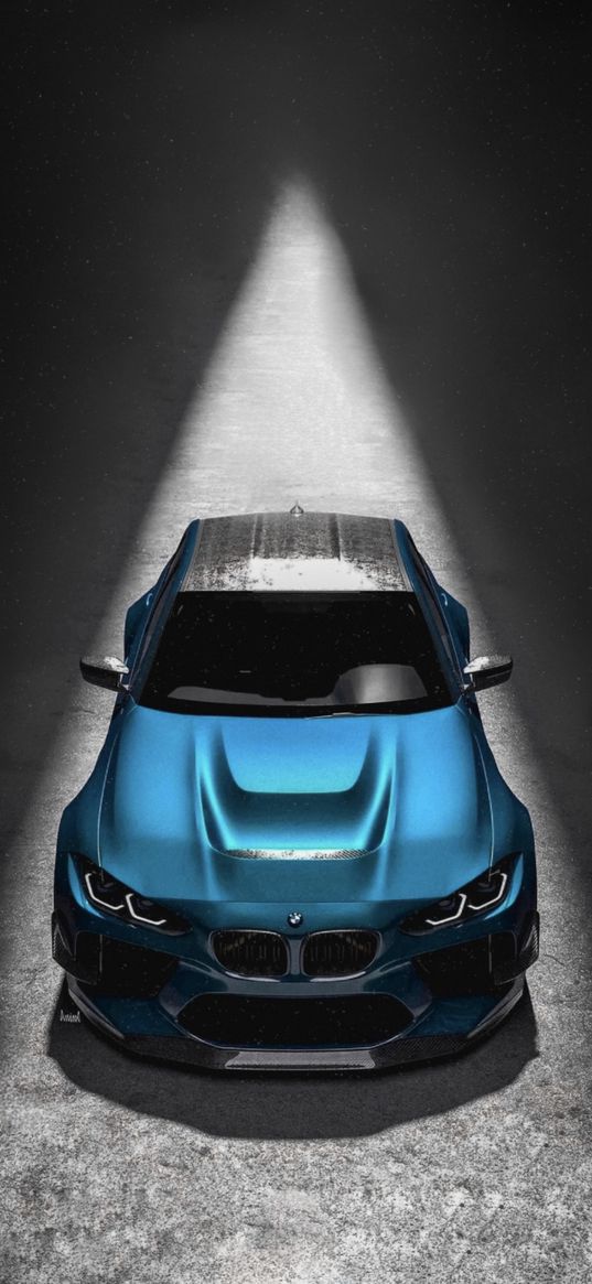 bmw m4, bmw, sports car, car, blue, light, dark