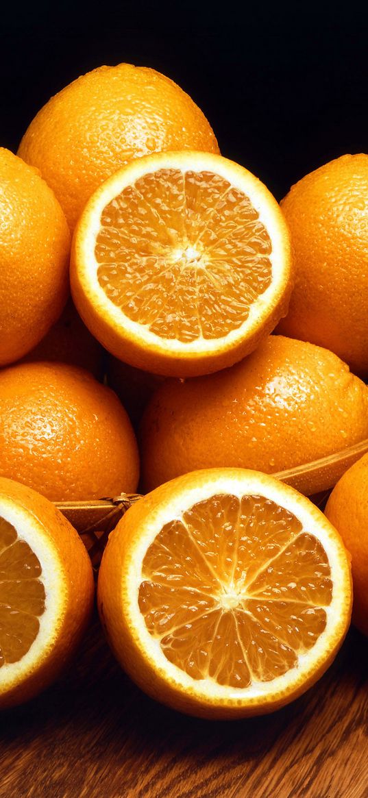 oranges, citruses, fruits, orange